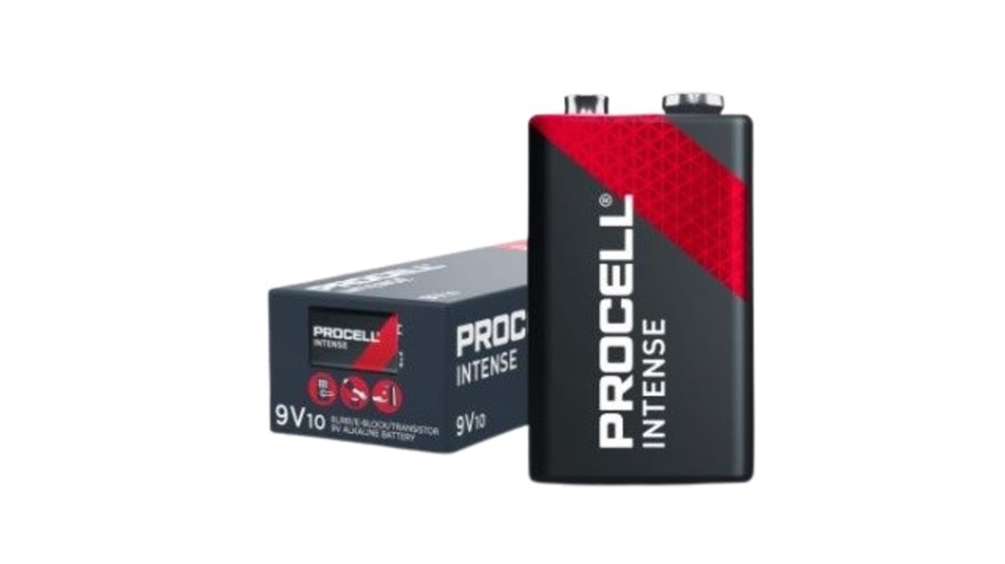 Duracell Procell Intense Alkaline 9V Batteries 9V