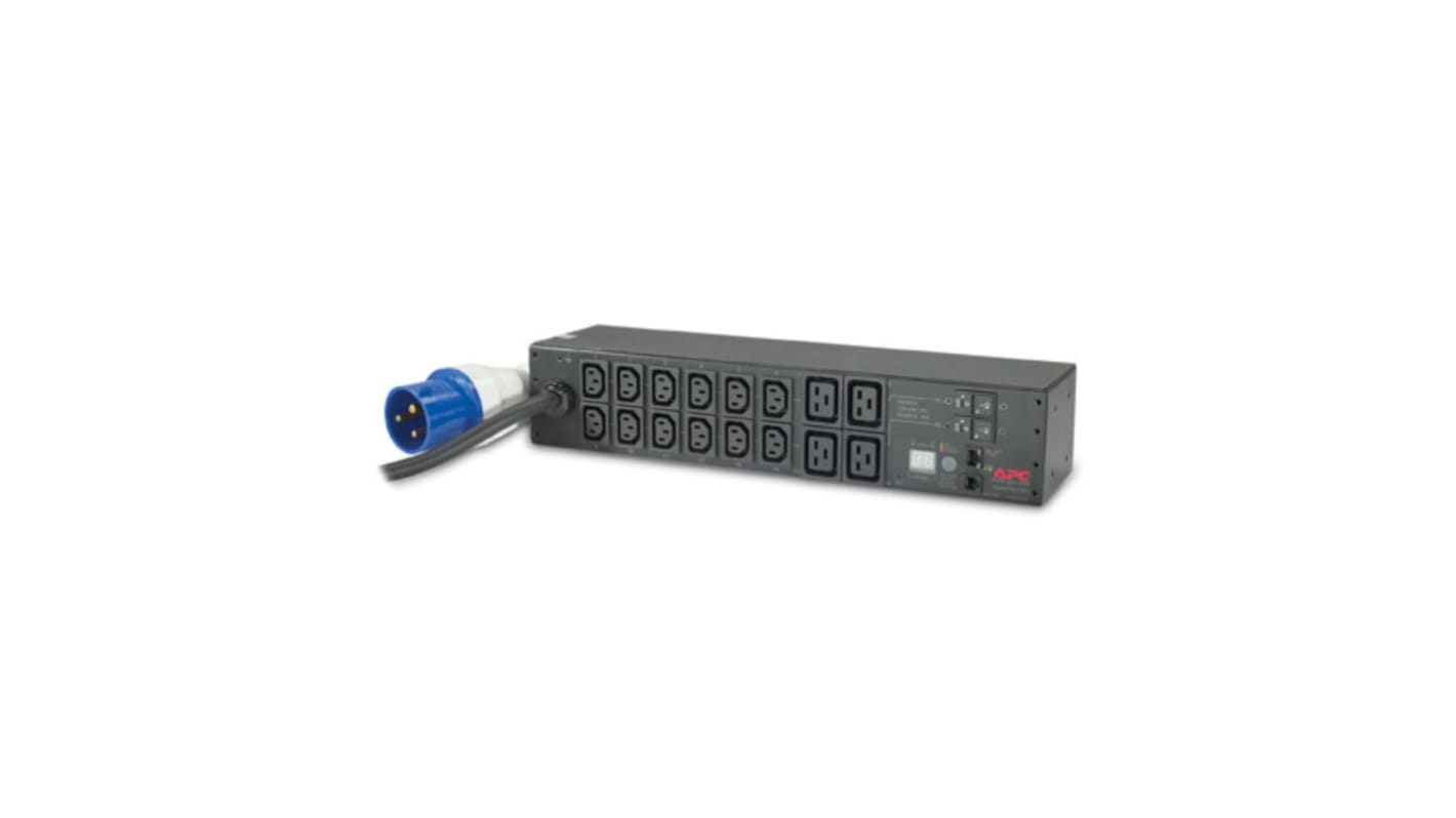 APC IEC C13, IEC C19 16 Gang Power Distribution Unit, 3.66m Cable, 32A, 230 V