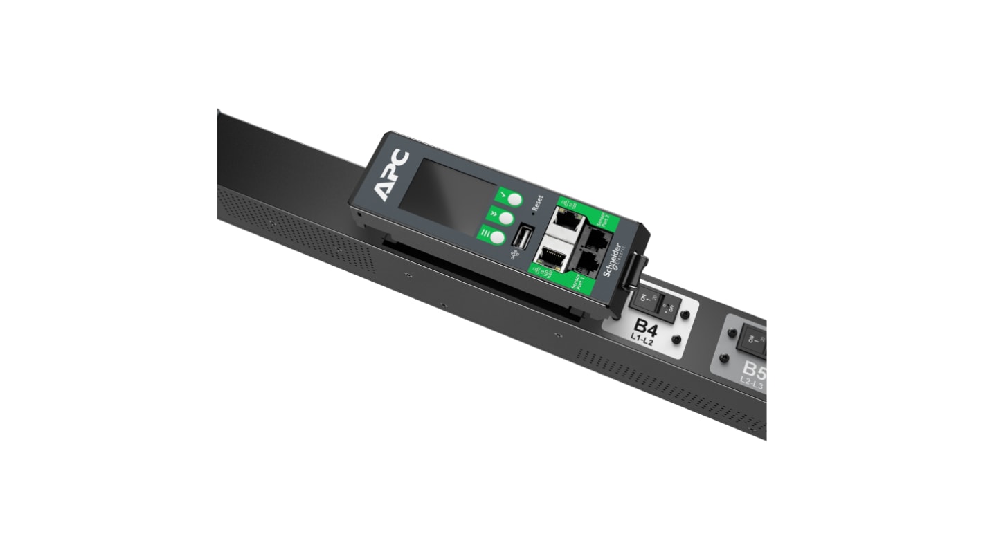 Unidad de distribución de potencia APC APDU10150SM, 40 conectores, Montaje en Rack, Cable 3.0m, 32A, 230 V IEC 60309