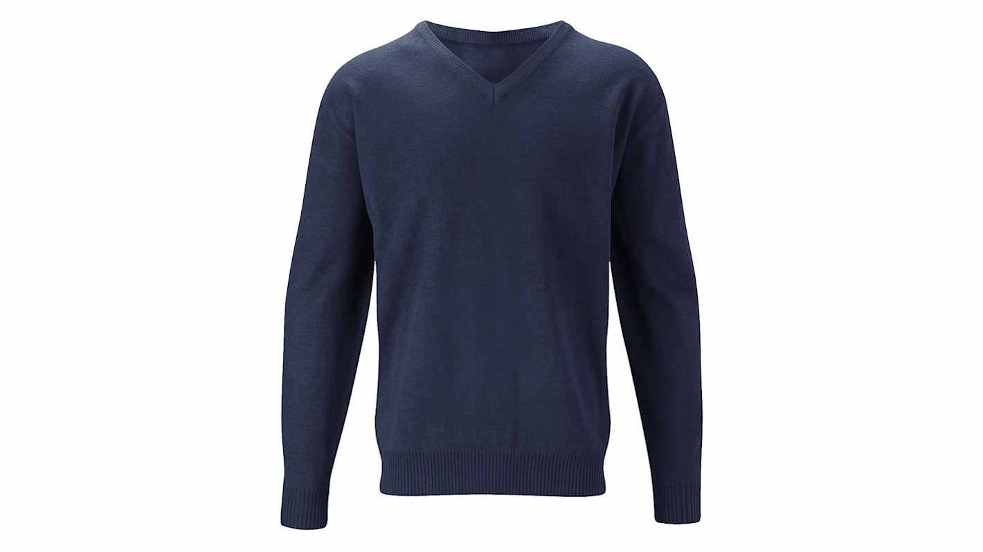 Orbit International CJU1 Navy 100% Acrylic Men V-neck Jumper M