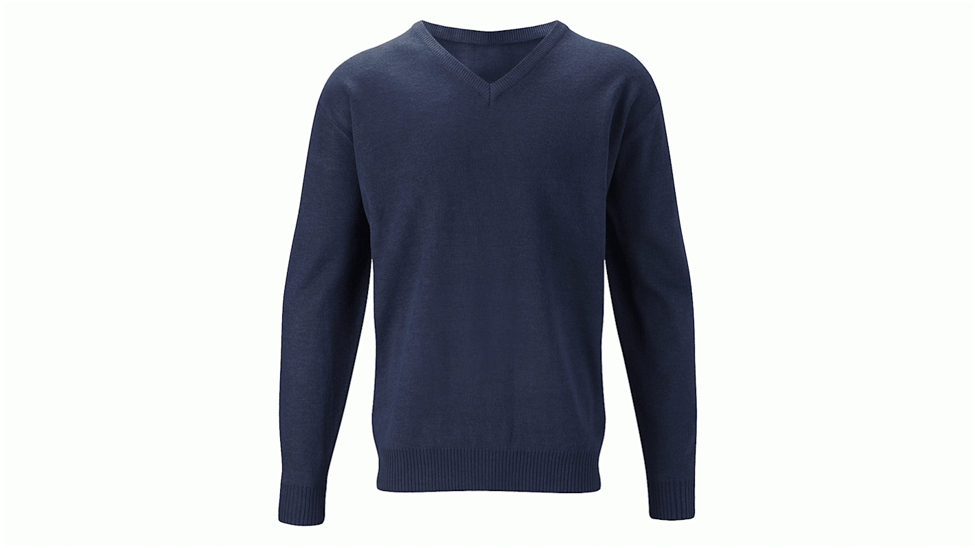 Orbit International CJU1 Navy 100% Acrylic Men V-neck Jumper XL