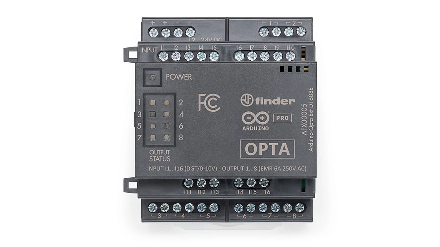 Arduino Pro Opta® Digital Expansion Ext D1608E (with Electromechanical Relays)
