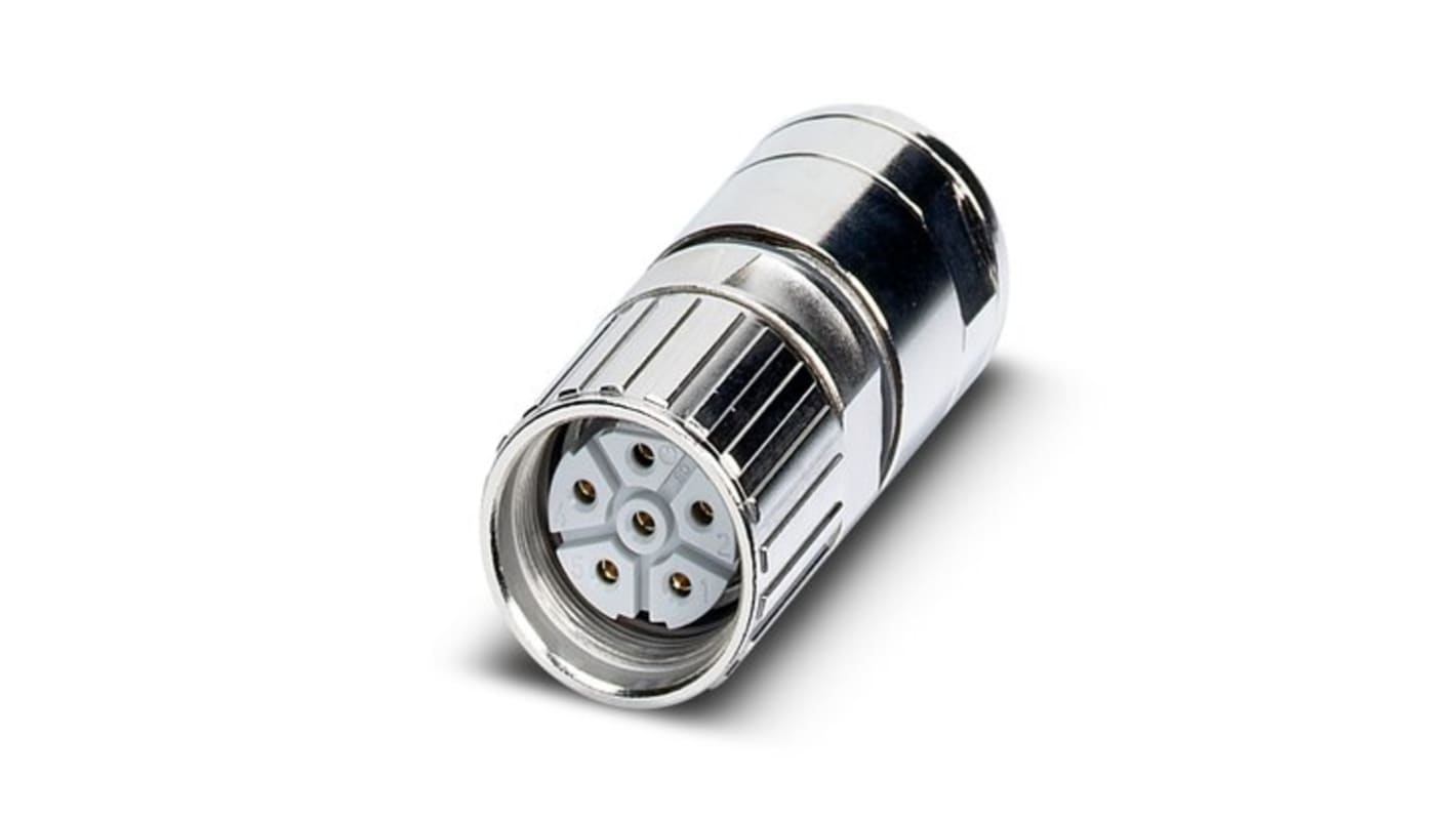 Phoenix Contact Circular Connector, 6 Contacts, Cable Mount, M23 Connector, Socket, Female, IP67, SF Series