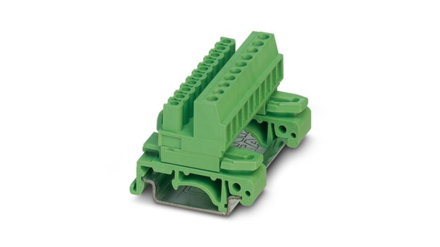 Phoenix Contact 1833917 UMSTBVK Series Green, 0.2 → 2.5mm², Screw Termination