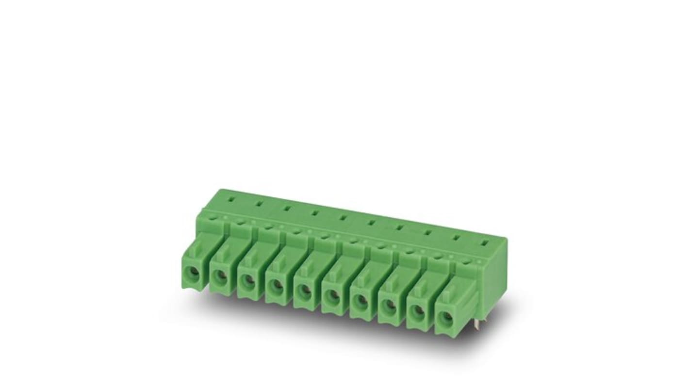 Phoenix Contact IMC Series Straight Wave Soldering PCB Header, 2 Contact(s), 3.81mm Pitch, 1 Row(s), Shrouded