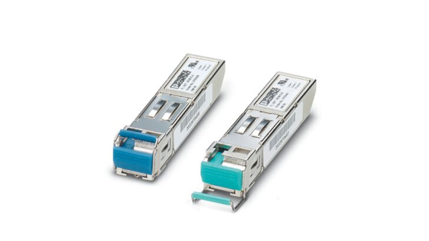 Phoenix Contact 网络扩展器, 1000Mbit/s, 3.3V, FL SFP WDM10-SET系列