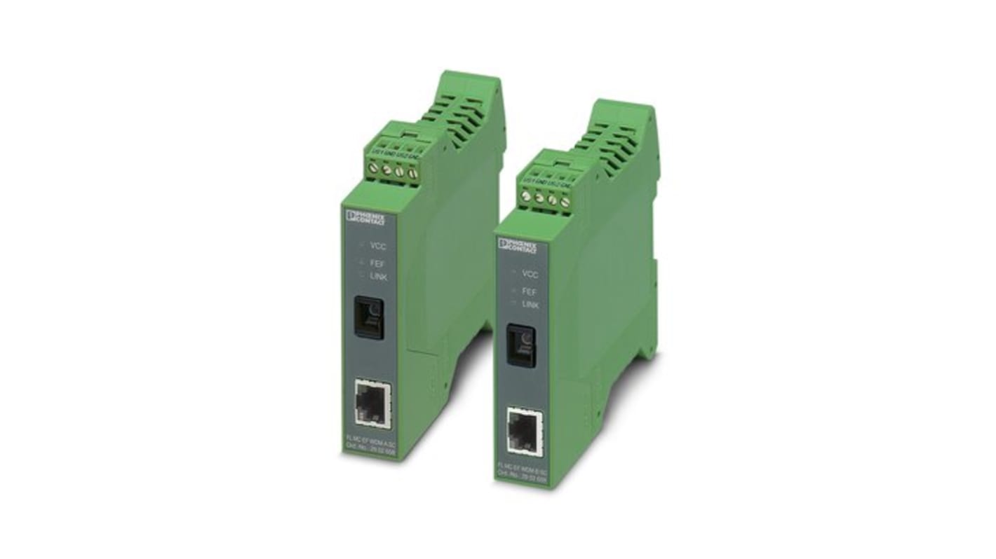 Phoenix Contact 光纤转换器, 支持10/100 以太网, 支持Ethernet总线接口