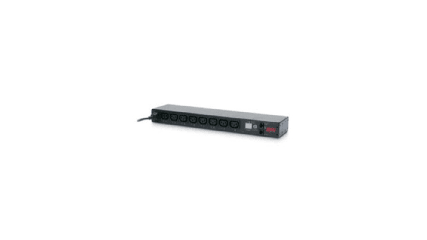 Unidad de distribución de potencia APC AP7920B, 8 conectores, Montaje en Rack, Cable 1.98m, 12A, 230 V IEC 60320 C14