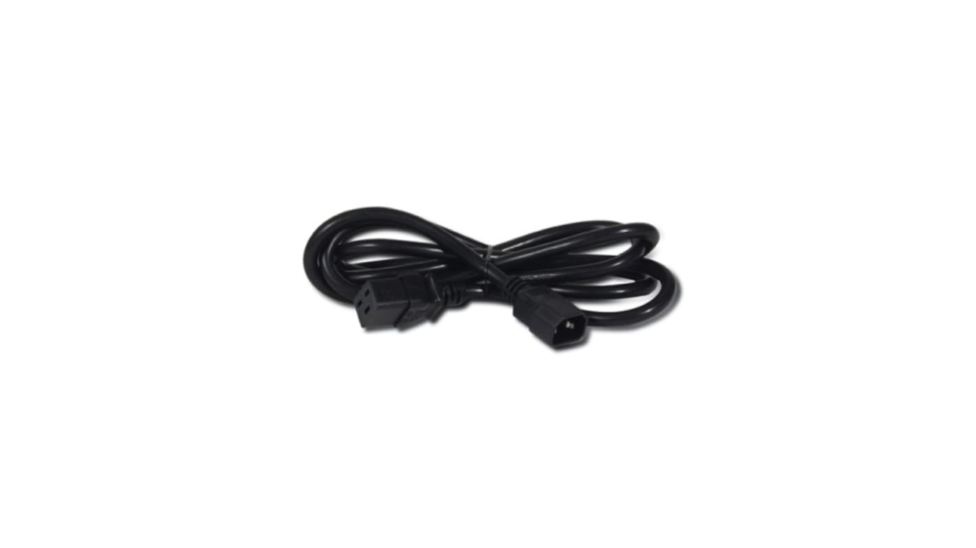 APC Straight IEC C14 Plug to Straight IEC C19 Socket Power Cord, 2m