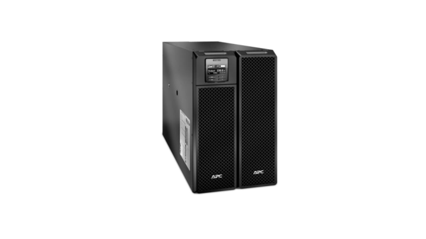 APC 8000VA UPS, 8kW, 230V输出, 230V输入, 机架安装, SRT8KXLI