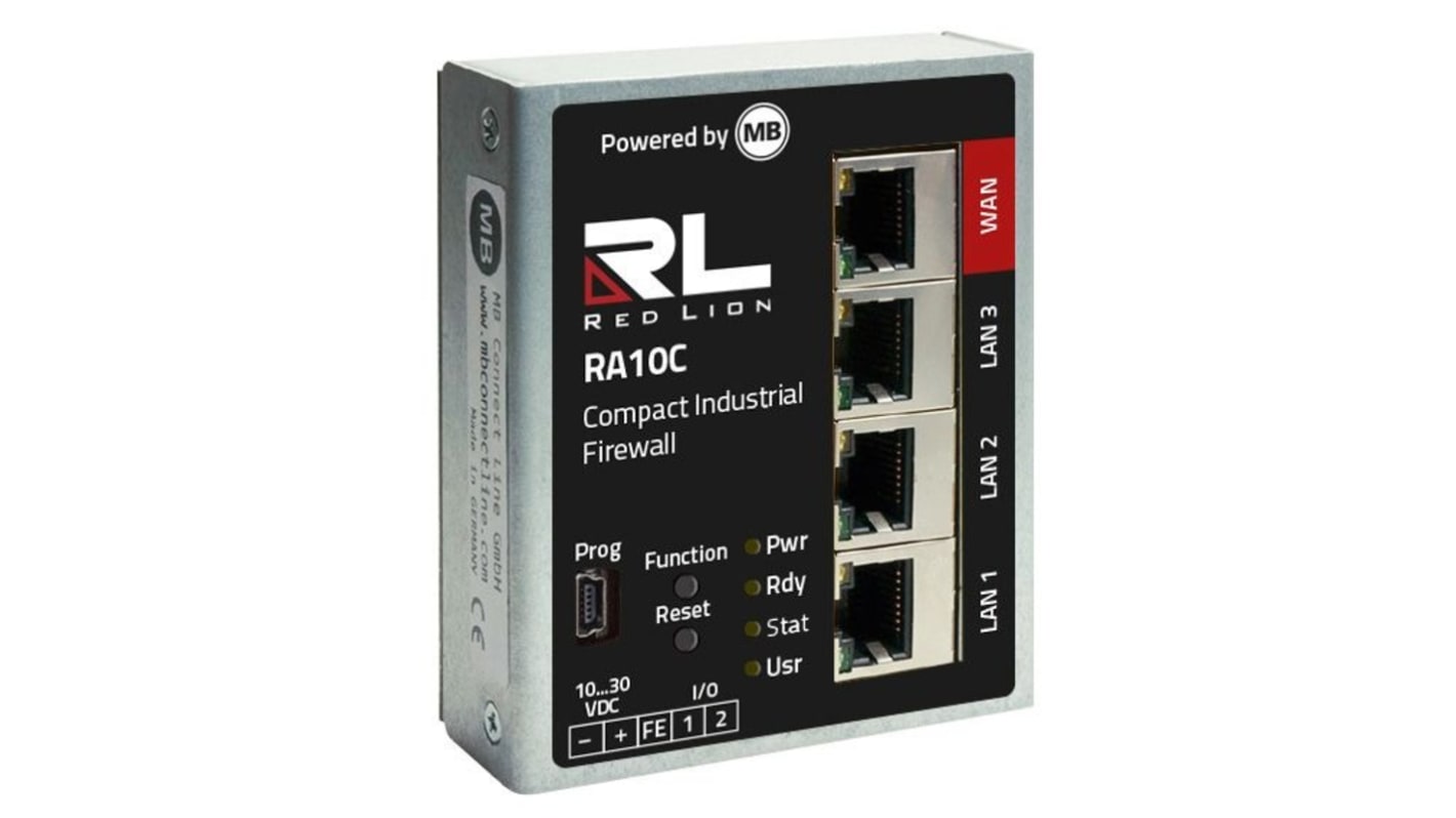 Red Lion Controls RA10C000000000D0 Kompakte Industrie-Firewall 7-Port Verwaltet RJ-45