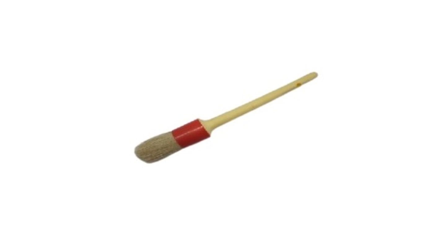 RS PRO Thin 12mm Polyester Paint Brush with Round Bristles