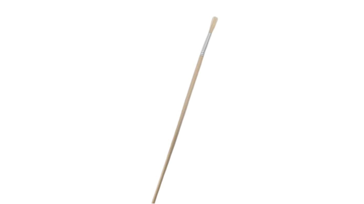 RS PRO Thin 6mm Fibre Paint Brush with Round Bristles