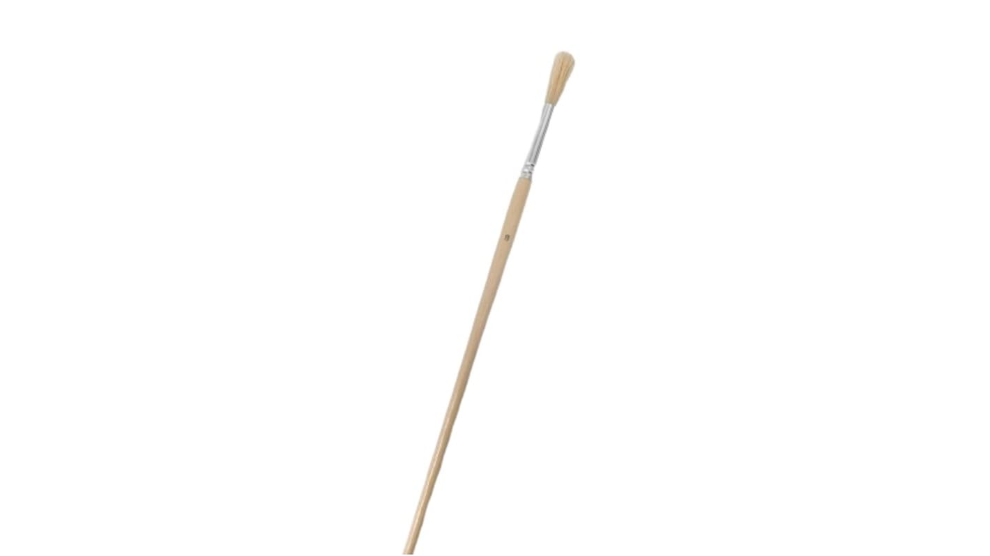 RS PRO Thin 8mm Fibre Paint Brush with Round Bristles