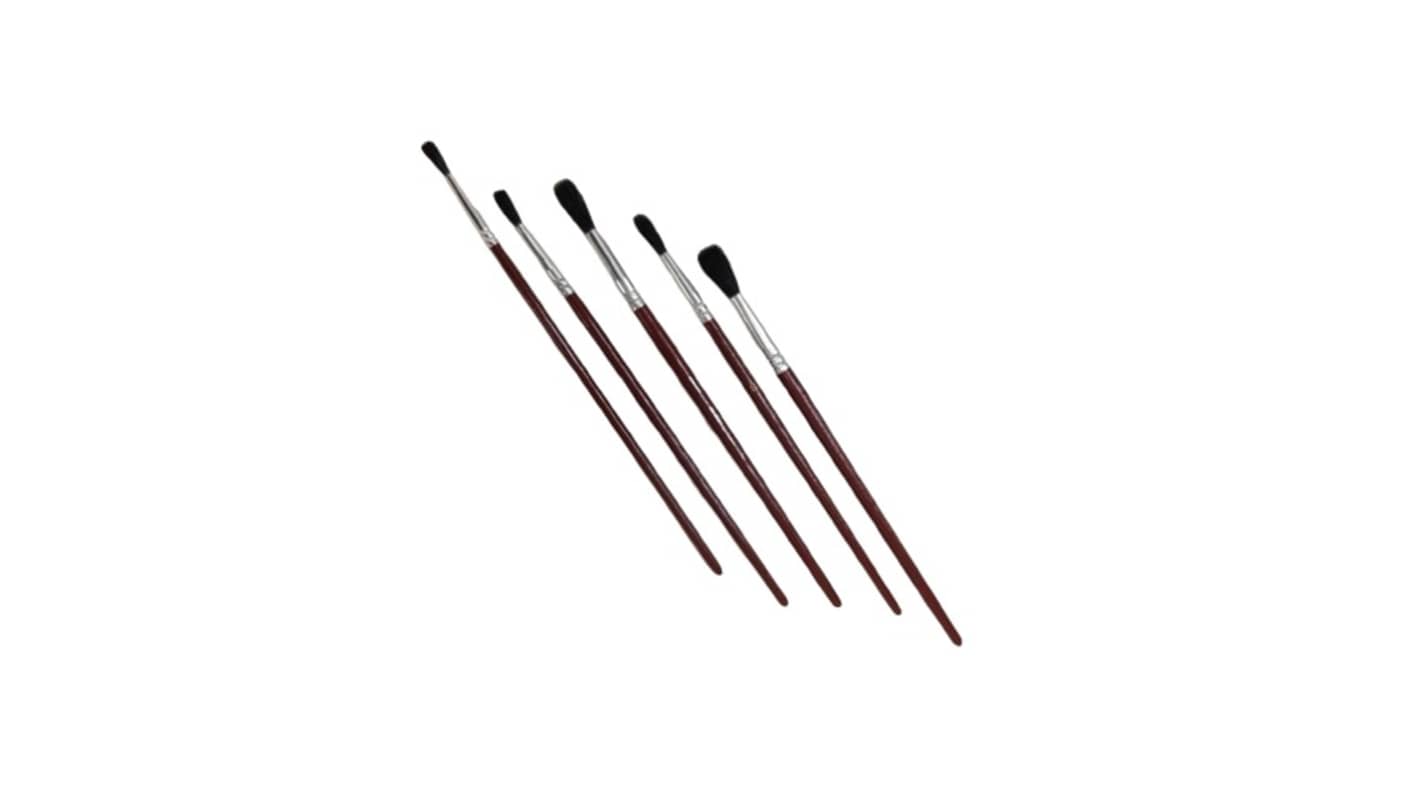 RS PRO Goat Hair Paint Brush with Round Bristles