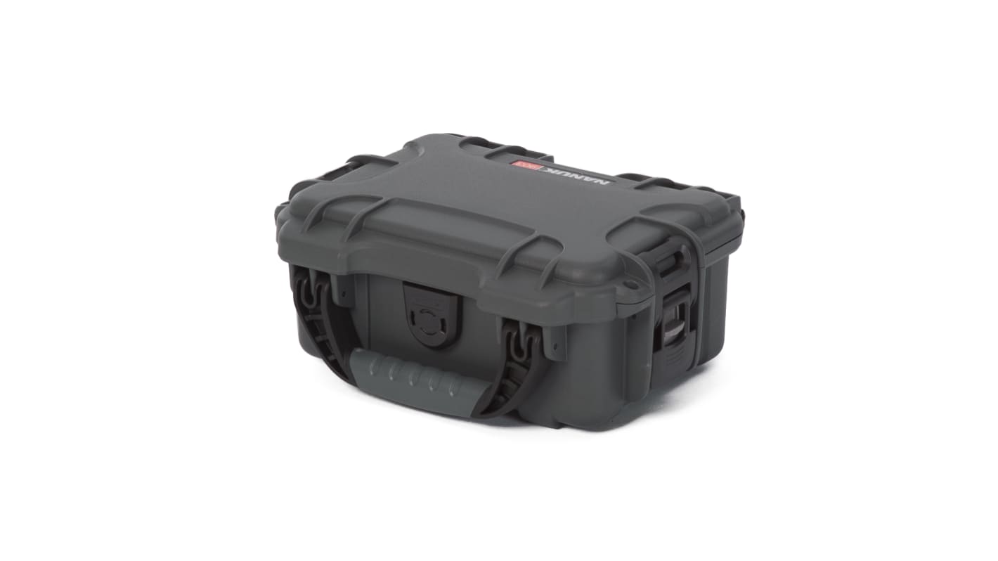 Nanuk 树脂外壳, 附泡棉, 防水, IP67, 外部231 x 173 x 97mm, 内部188 x 124 x 79mm, 石墨灰色, Nanuk 903系列