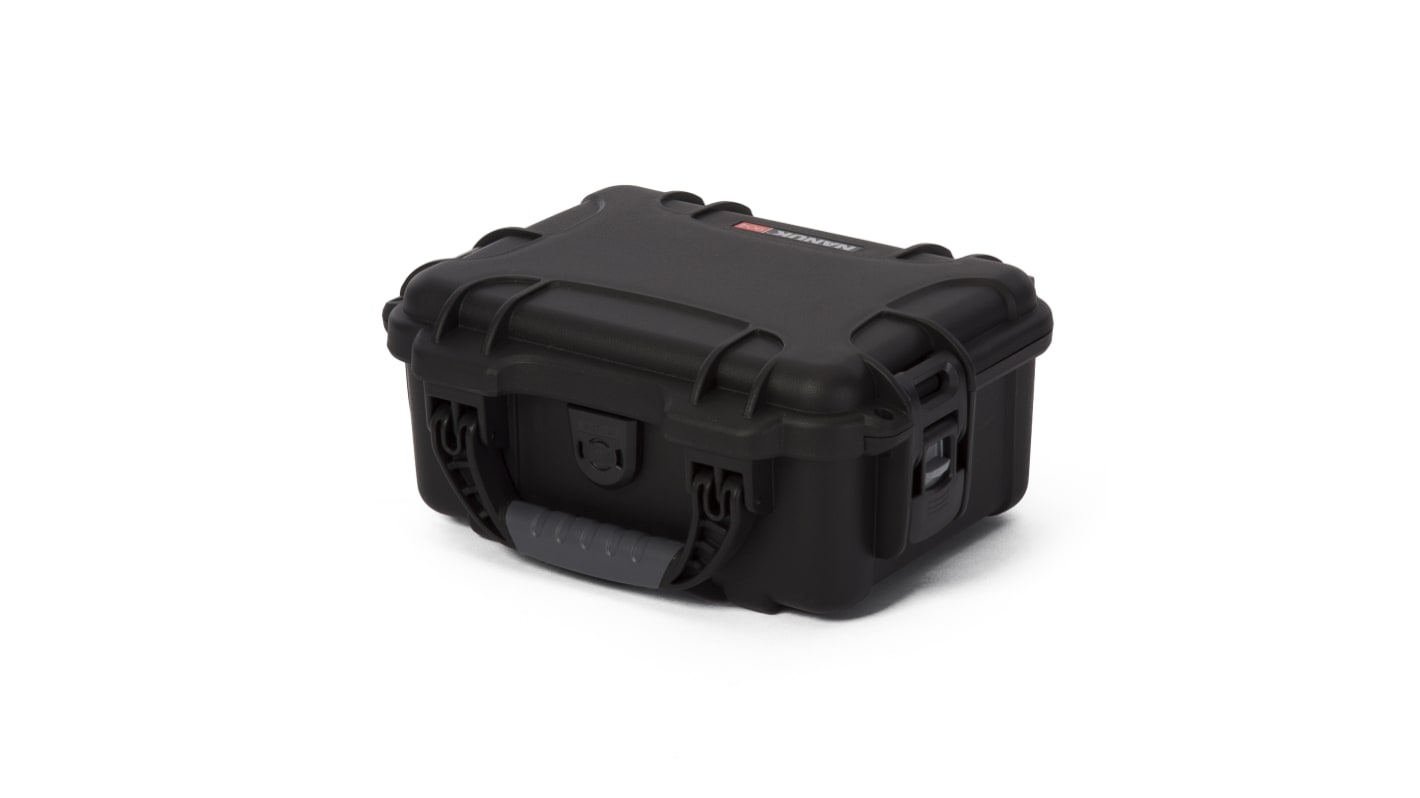 Nanuk 树脂外壳, 防水, IP67, 外部259 x 201 x 114mm, 内部213 x 152 x 94mm, 黑色, Nanuk 904系列