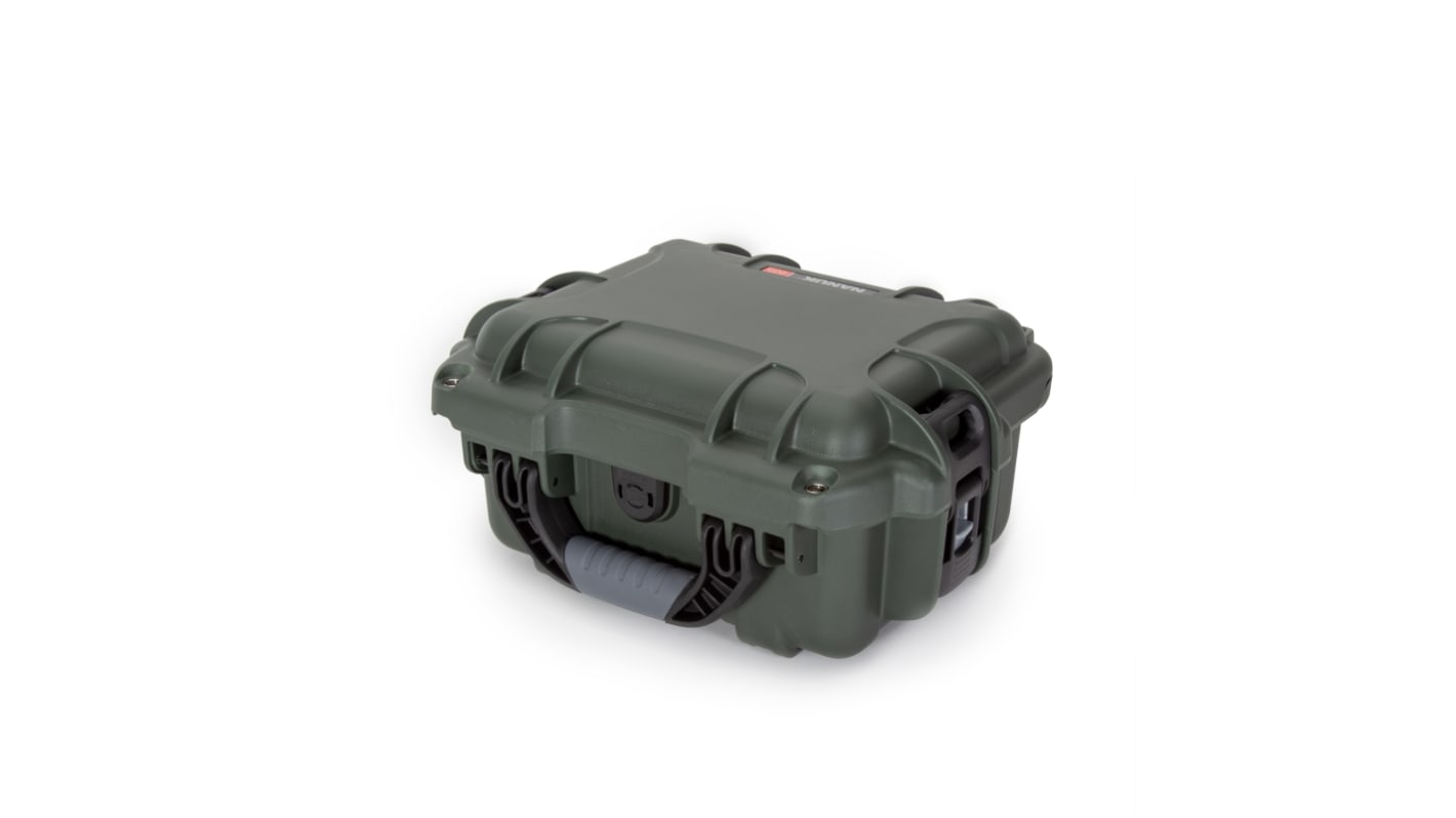 Nanuk 树脂外壳, 附泡棉, 防水, IP67, 外部318 x 257 x 152mm, 内部239 x 188 x 140mm, 橄榄绿, Nanuk 905系列