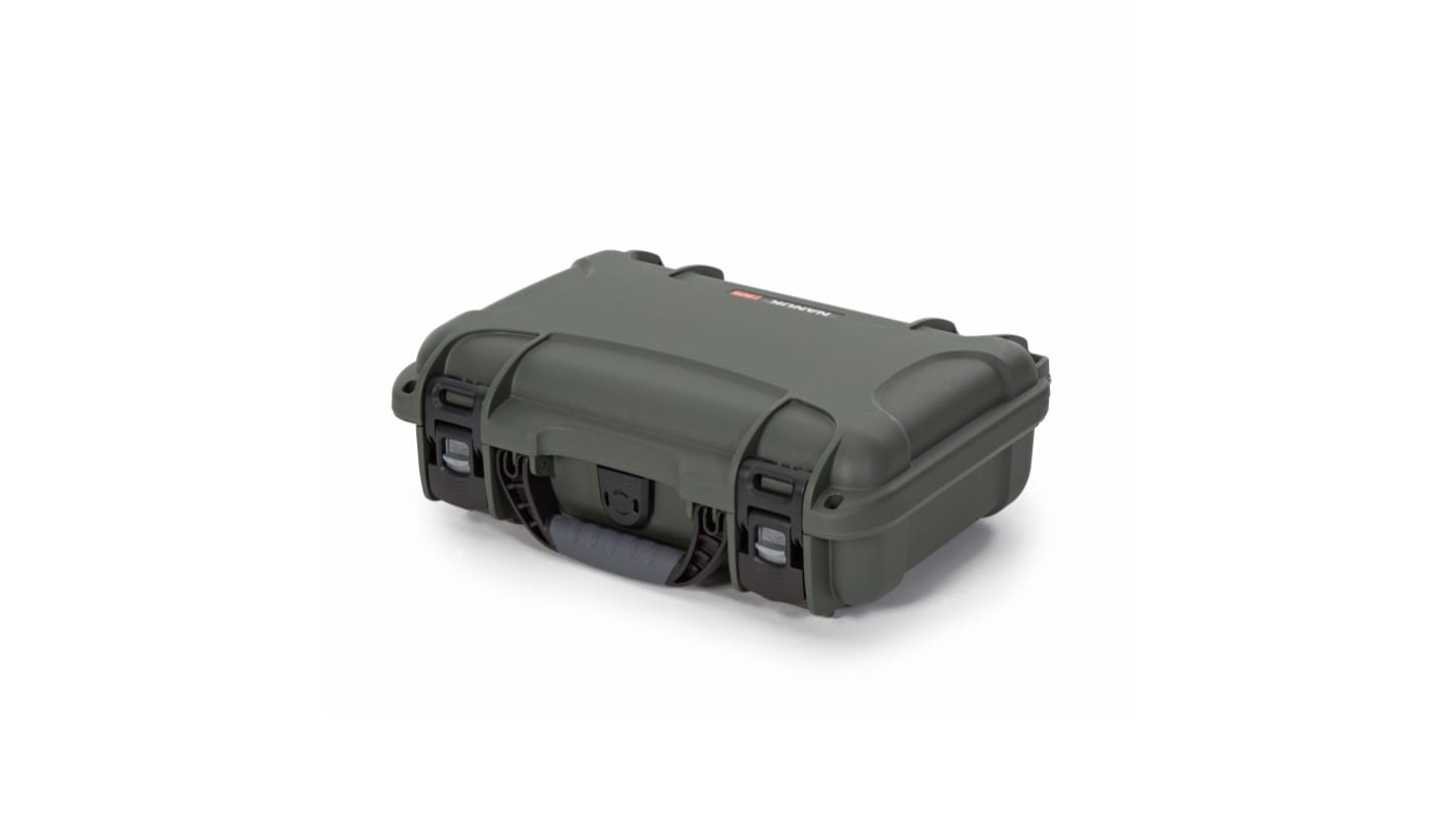 Nanuk 树脂外壳, 附泡棉, 防水, IP67, 外部321 x 229 x 111mm, 内部291 x 178 x 93mm, 橄榄绿, Nanuk 909系列