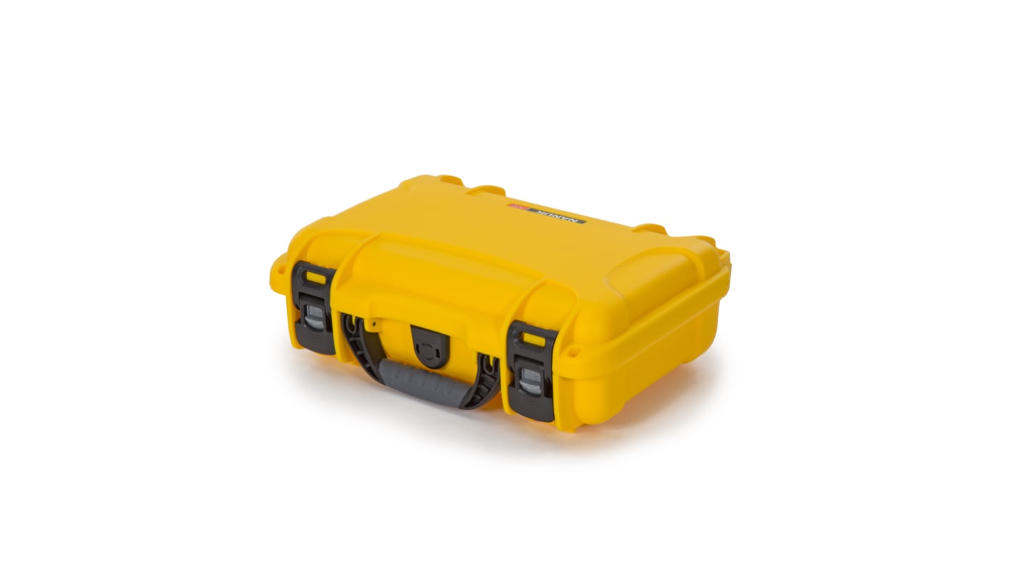 Nanuk 树脂外壳, 附泡棉, 防水, IP67, 外部321 x 229 x 111mm, 内部291 x 178 x 93mm, 黄色, Nanuk 909系列