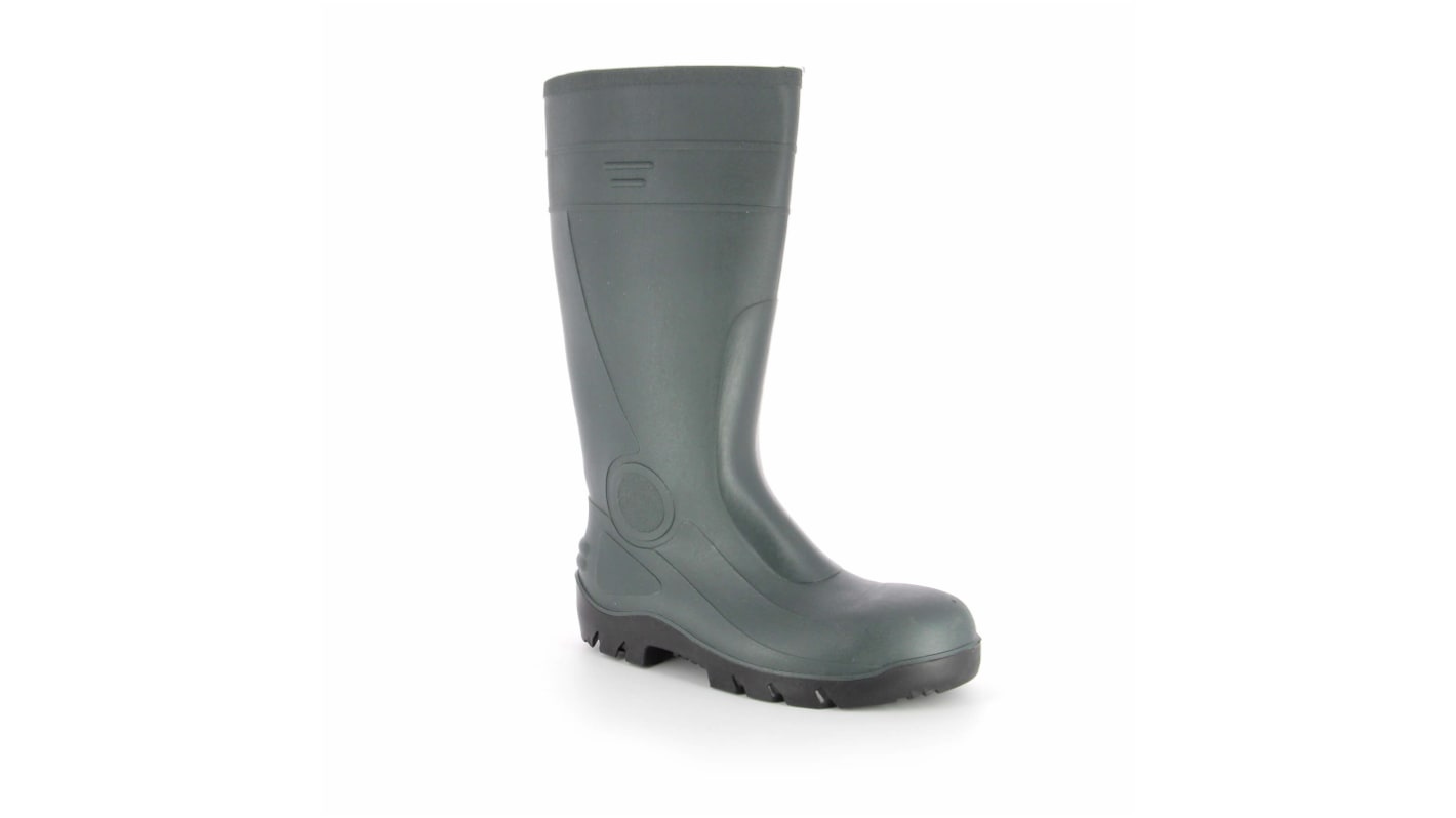 Baudou 5429 Green Steel Toe Capped Men's Safety Boots, UK 6.5, EU 40