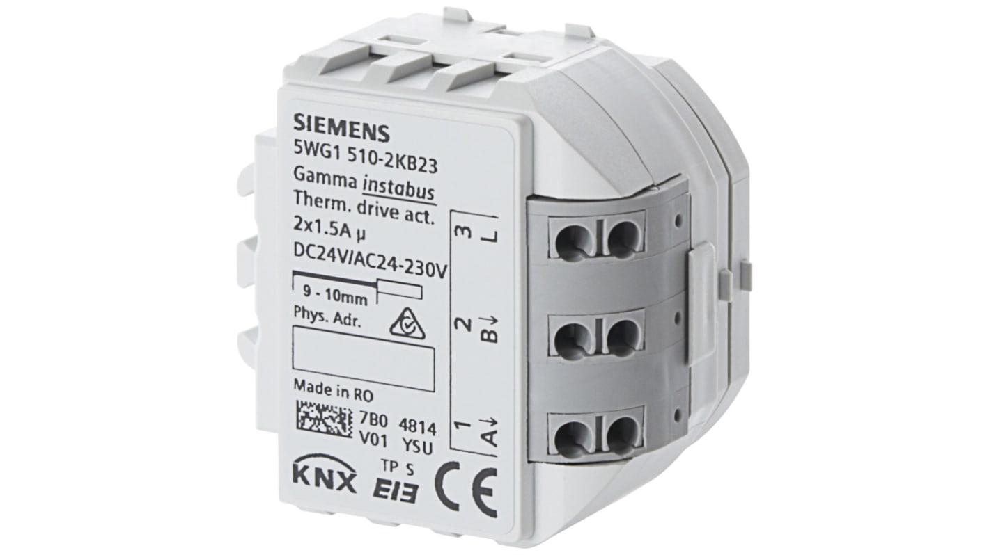 Adaptador Siemens RS 510, 230 V ac, para usar con Caja del módulo de control Ap 118 o caja de control de sala Ap 641, 2