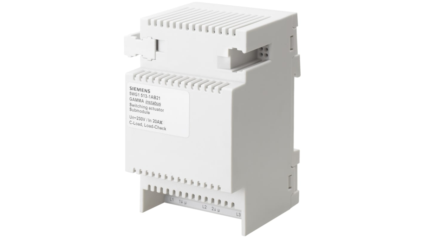 Siemens N 513 Series Adapter for Use with N 512 11 Or N 562 11, Switching Actuator Main Module N 513 11, Relay, 230/400