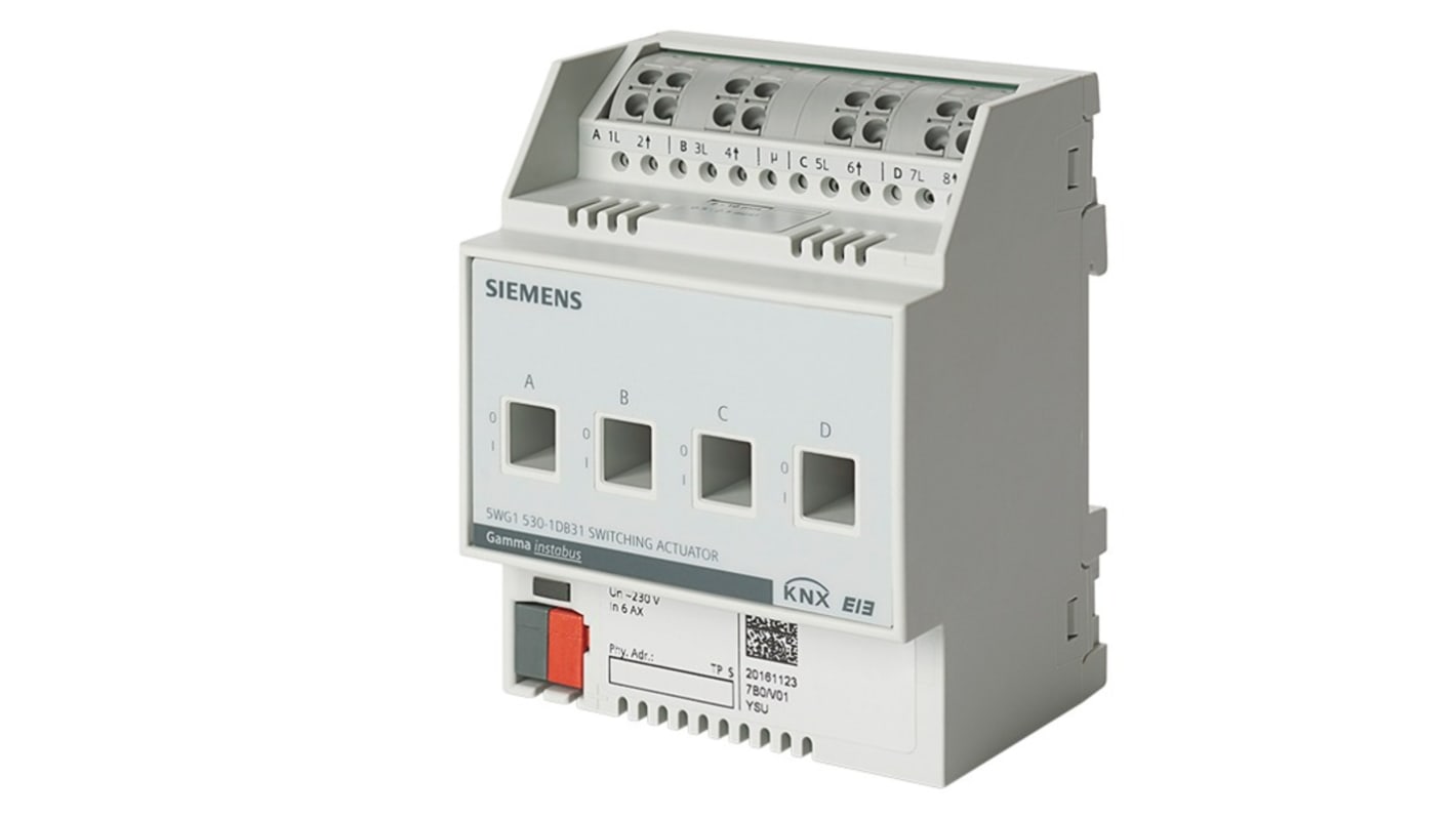 Adaptador Siemens N 530, 24 V CC, 4 salidas tipo Contacto de relé biestable