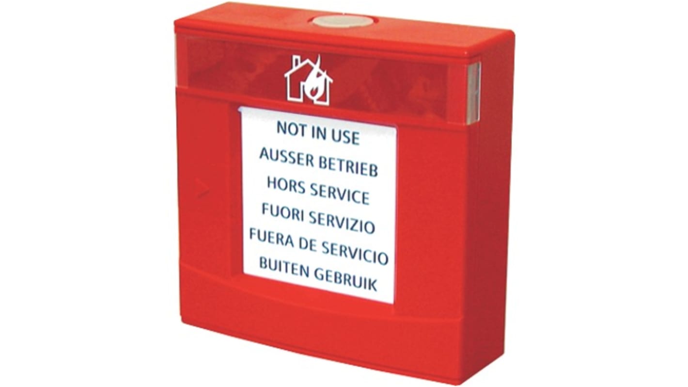 Siemens FDMH Series Red Emergency exit unlocking box, Switch Operated, Indoor