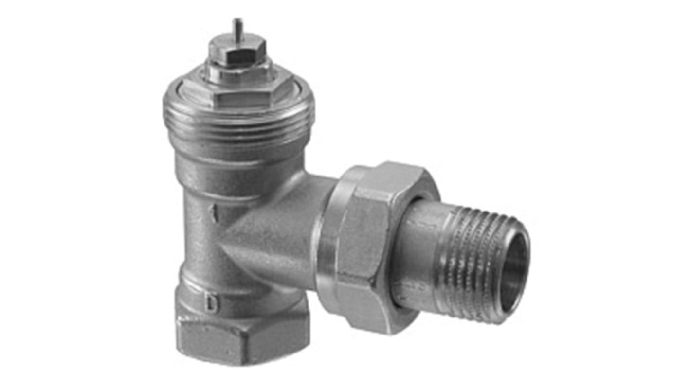 Siemens Nickel Plated Brass Manual Radiator Valve