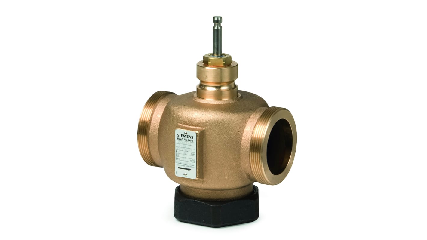 Siemens Manual type Electrically Actuated Valve, G 1in to Rp 1in, 16 bar