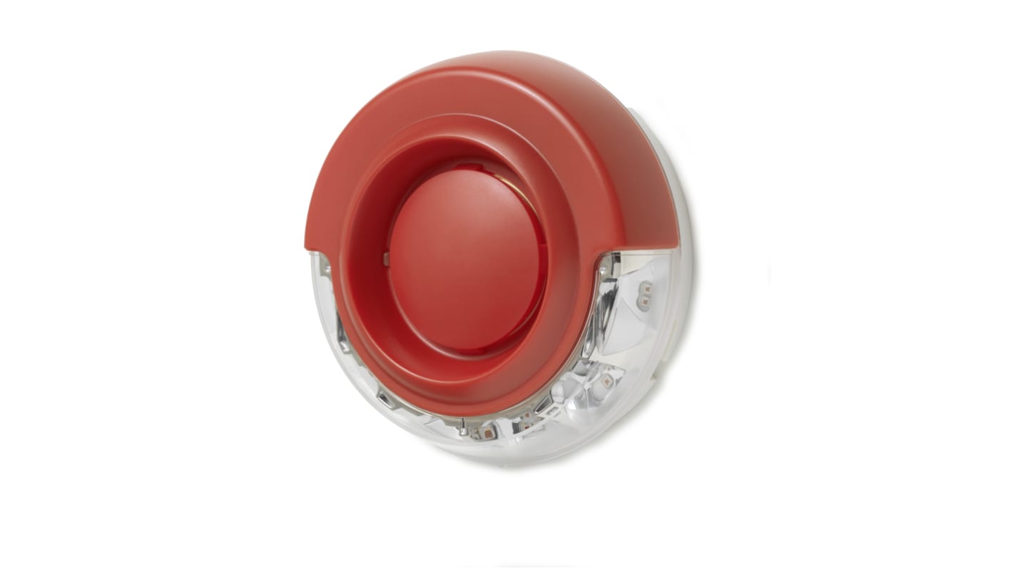 Siemens FDS227 Series Sounder Beacon, 16-33 V dc, IP65, Wall Mounting, 71-94dB at 1 Metre