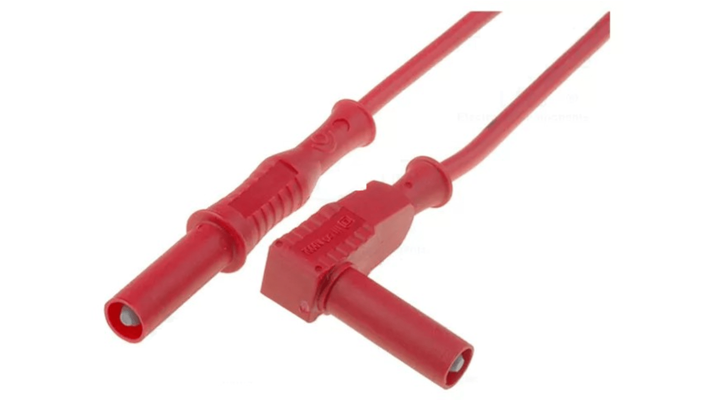 Electro PJP Banana Plug, 36A, 1kV, Red