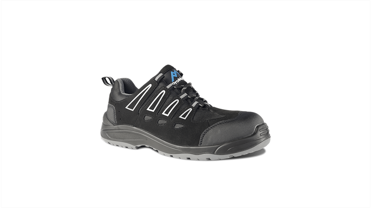 Rockfall PM4040 Unisex Black  Toe Capped Safety Trainers, UK 6, EU 39