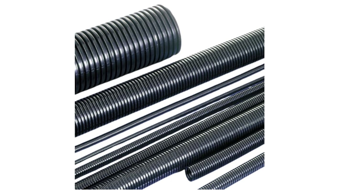 PMA Flexible Conduit, 17mm Nominal Diameter, Nylon 6, Black