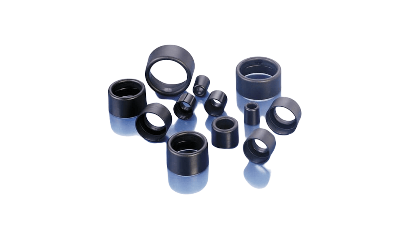 PMA End Sleeve, Conduit Fitting, 12mm Nominal Size, Polyamide, Black
