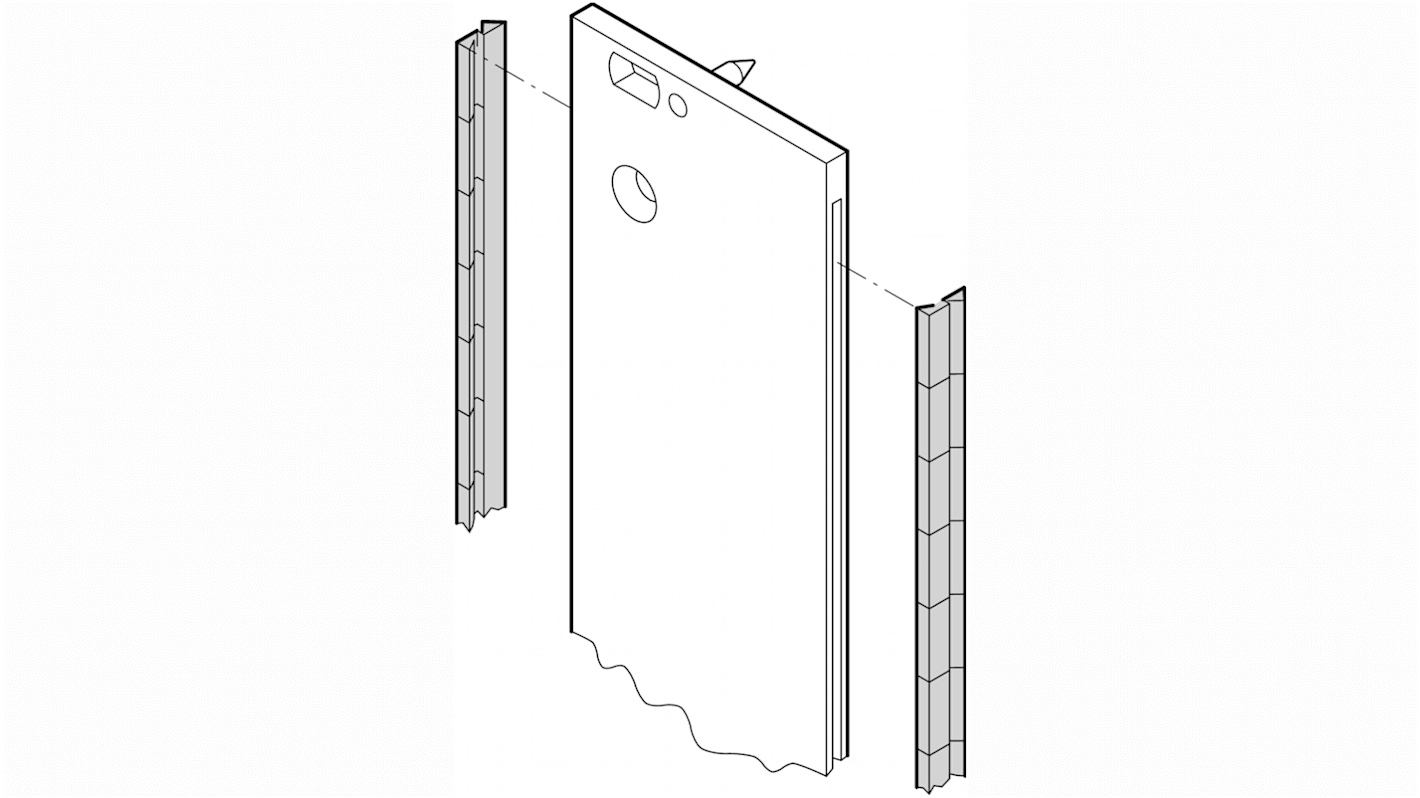 nVent-SCHROFF 21101 Series Aluminium Front Panel