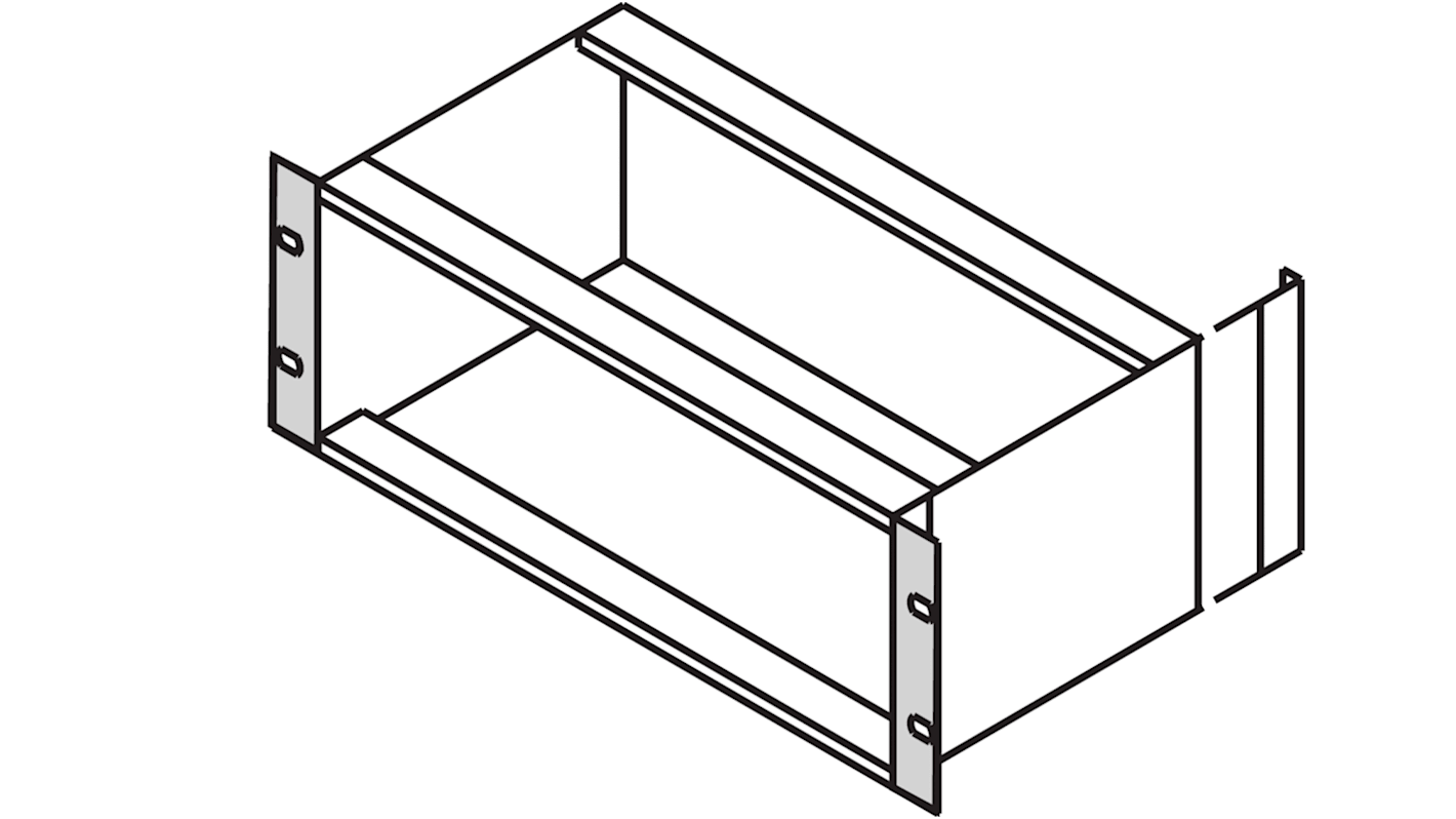 nVent SCHROFF 24560 Series Bracket for Use with Subracks, 1 Piece(s)