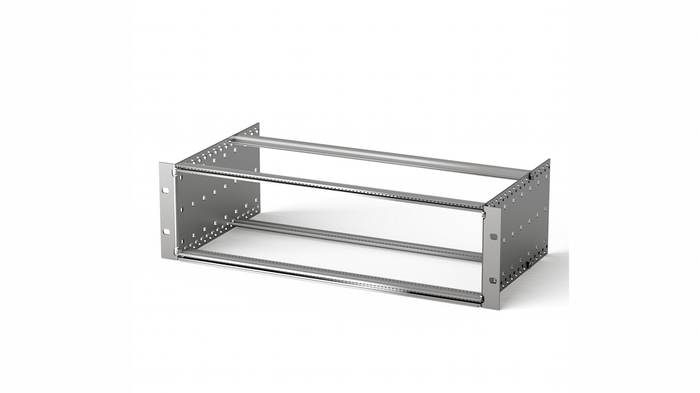 Subrack nVent SCHROFF serie 24564, de Aluminio, 3U x 295mm