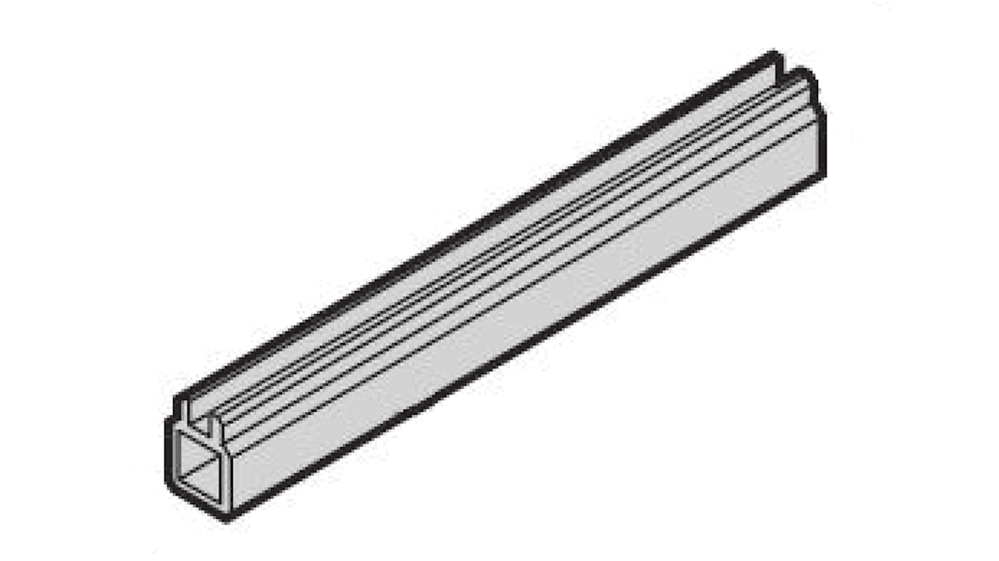 nVent-SCHROFF Führungsschiene, Kunststoff, 2mm breit, 1000mm tief