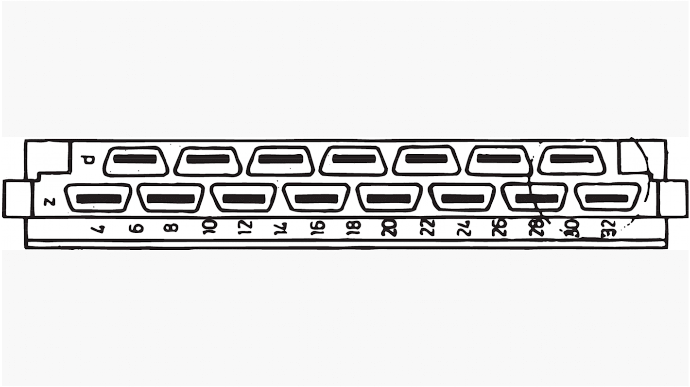 nVent SCHROFF 69001 Series Connector for Use with Front Panels