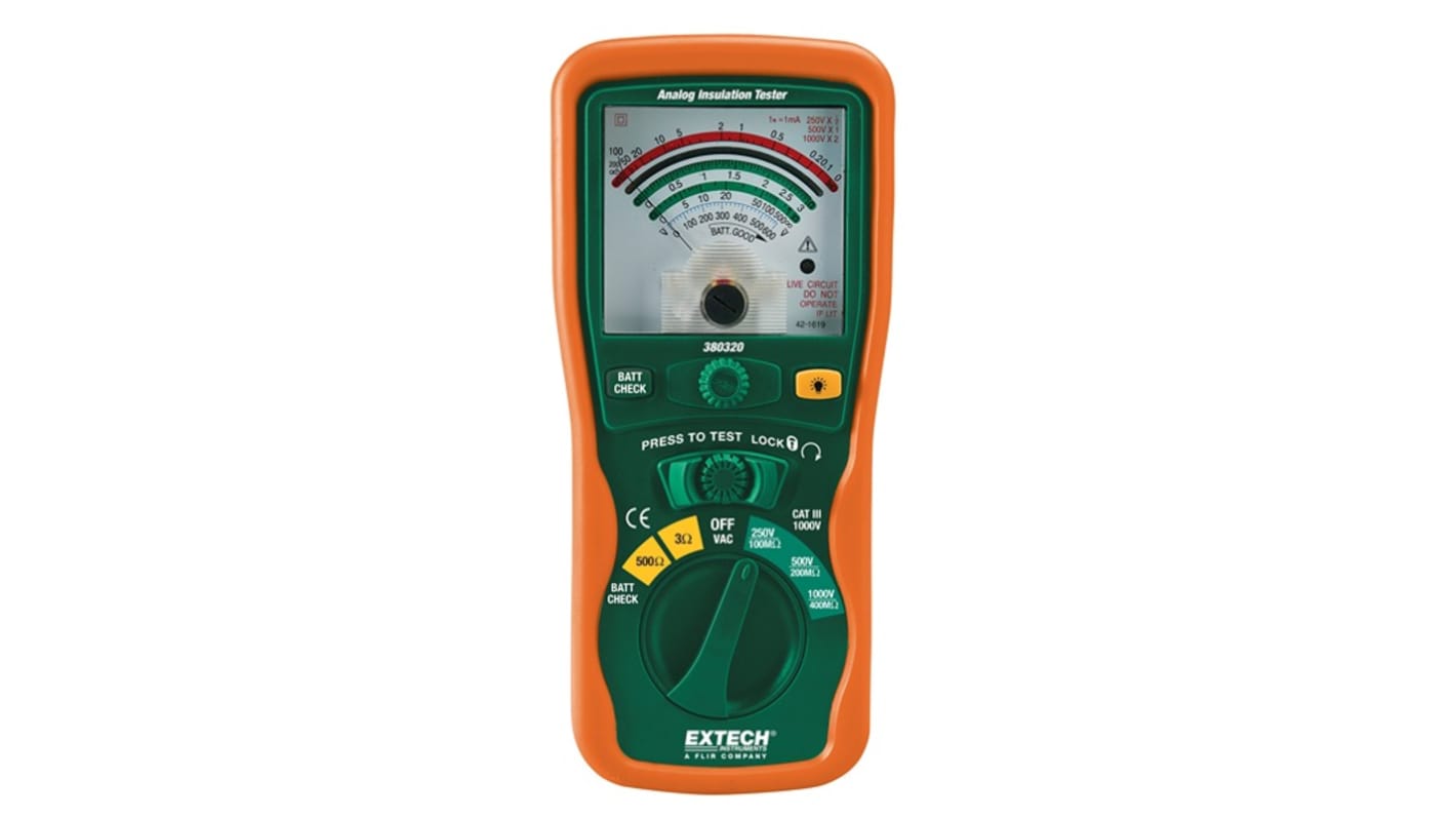 Extech 380320 Isolationsprüfgerät, 1000V Isolationstester