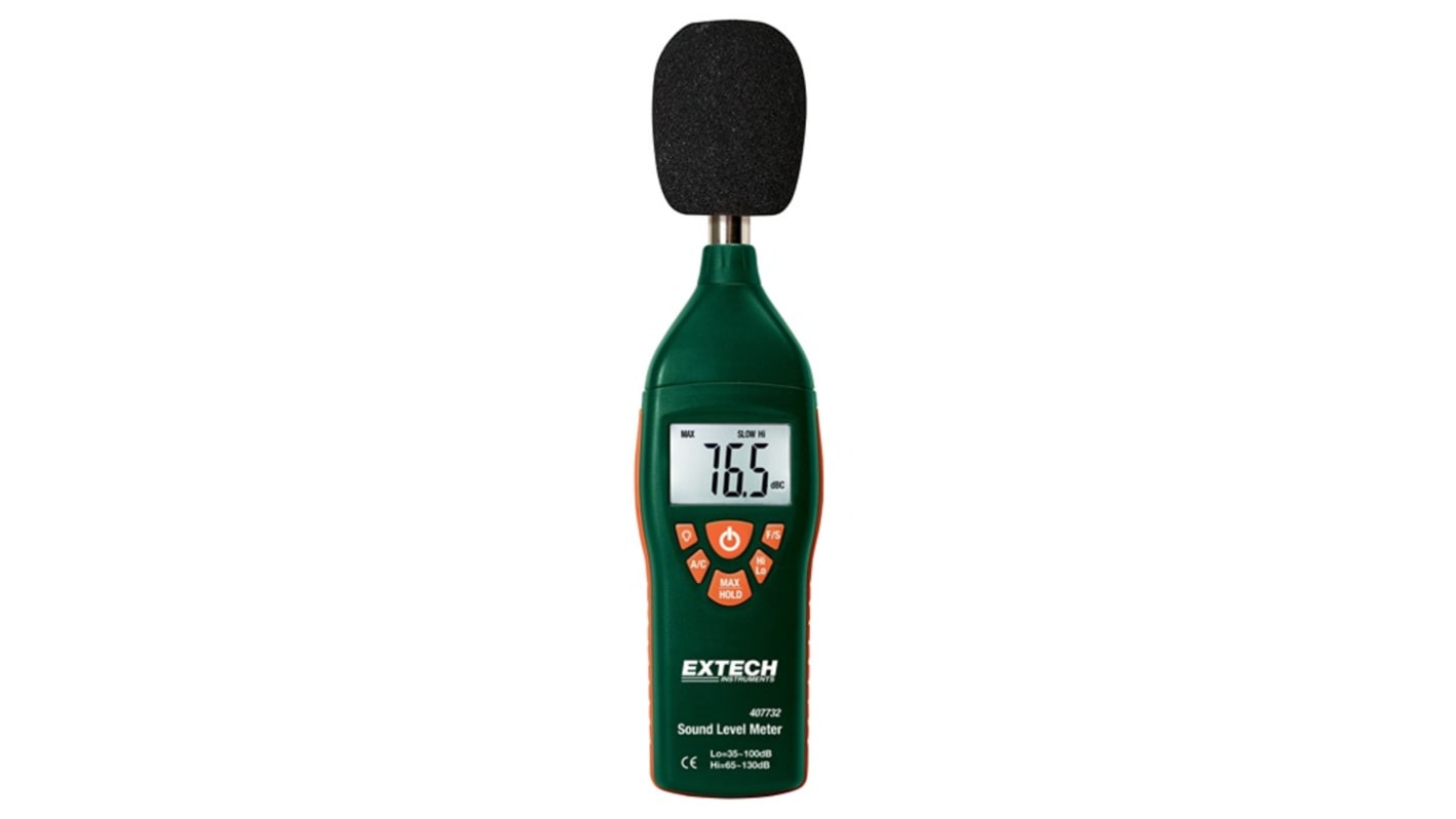 Extech 407732 声级计, 35dB至130dB, IEC 651 2型