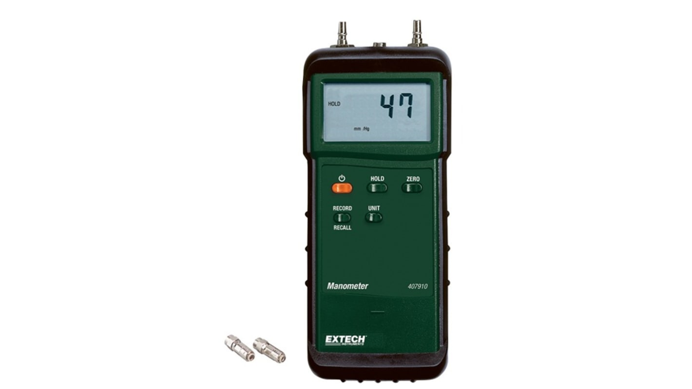 Manómetro Diferencial Extech 407910-NIST → ±29psi