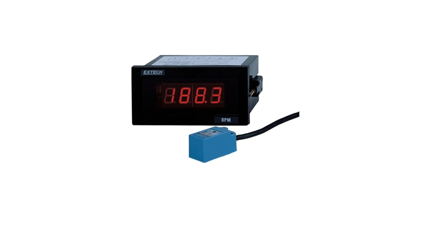 Miernik prędkości kątowej Extech maks. prędkość 99990rpm LED dokładność ±0.05 %