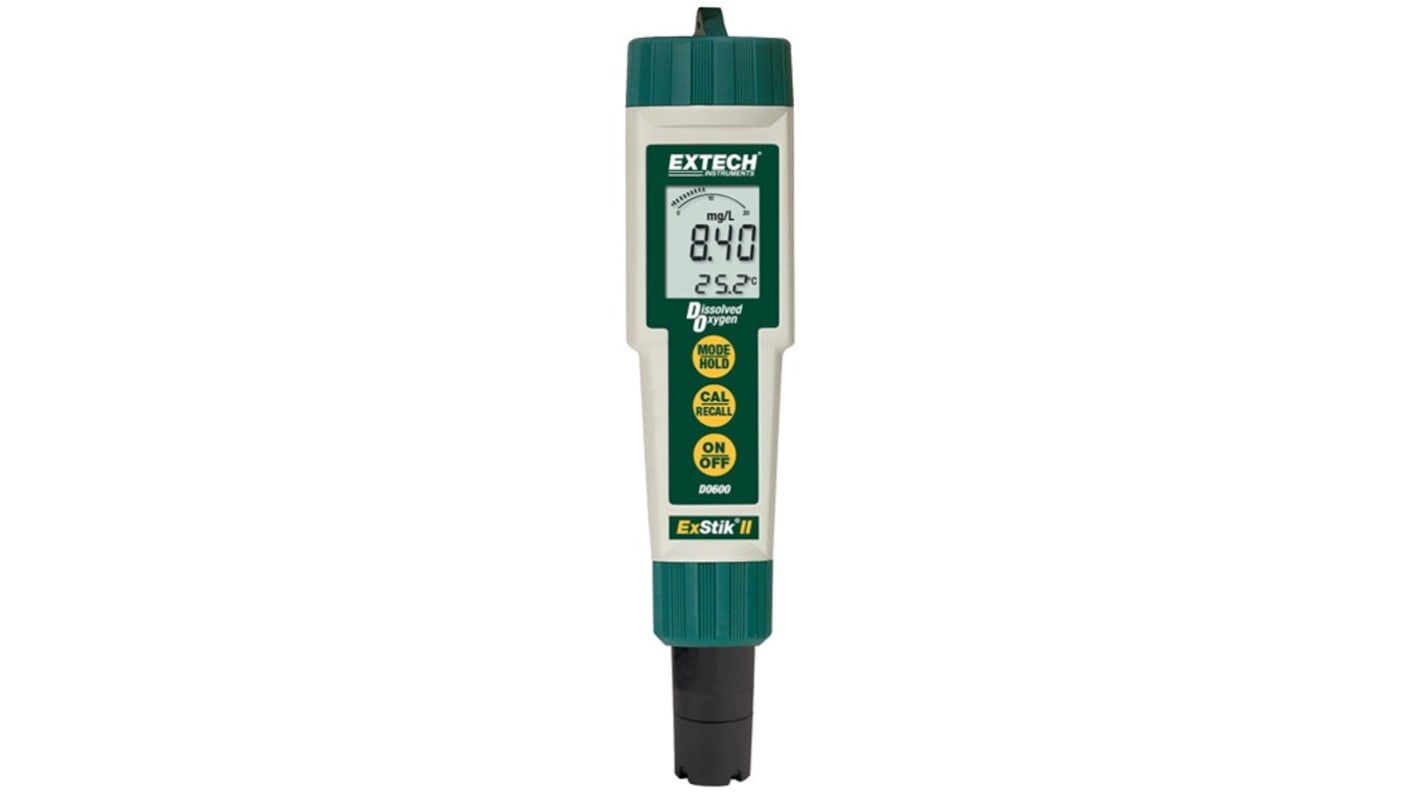 Extech DO600-K Air Quality Meter, +50°C Max, Battery-Powered