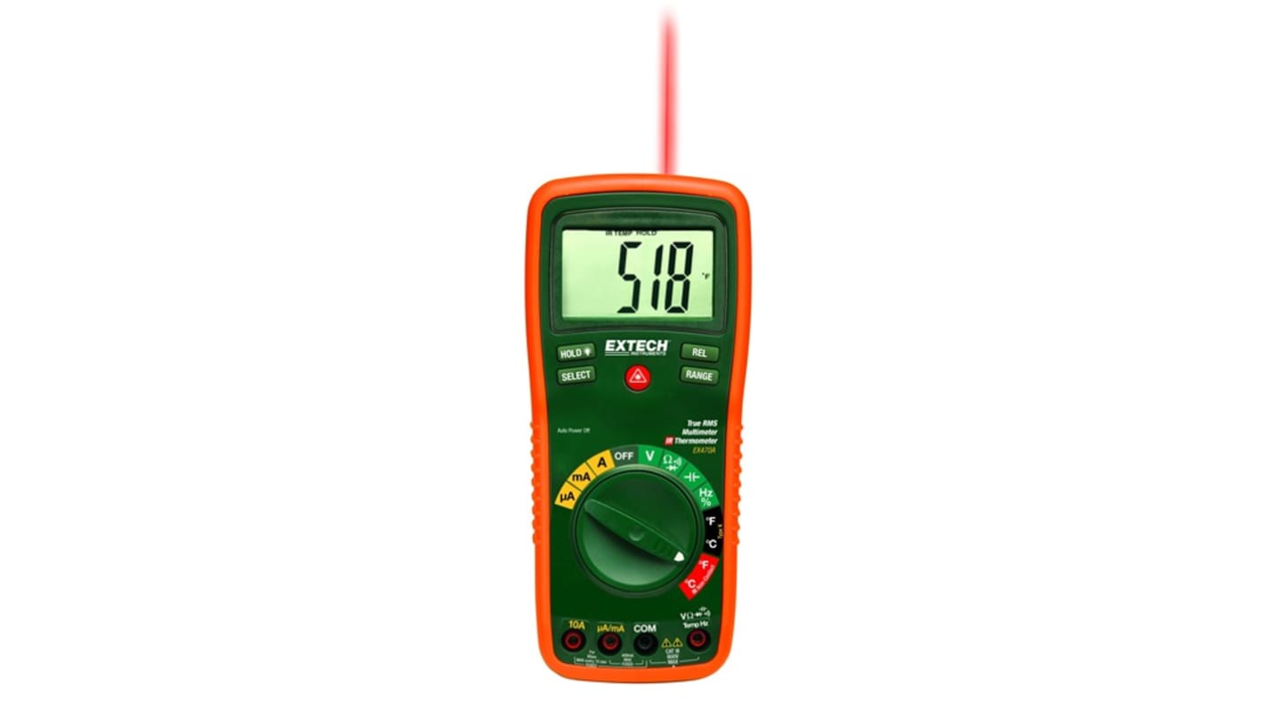 Extech EX470A数字万用表, 最大600V 交流, 最大600V 直流