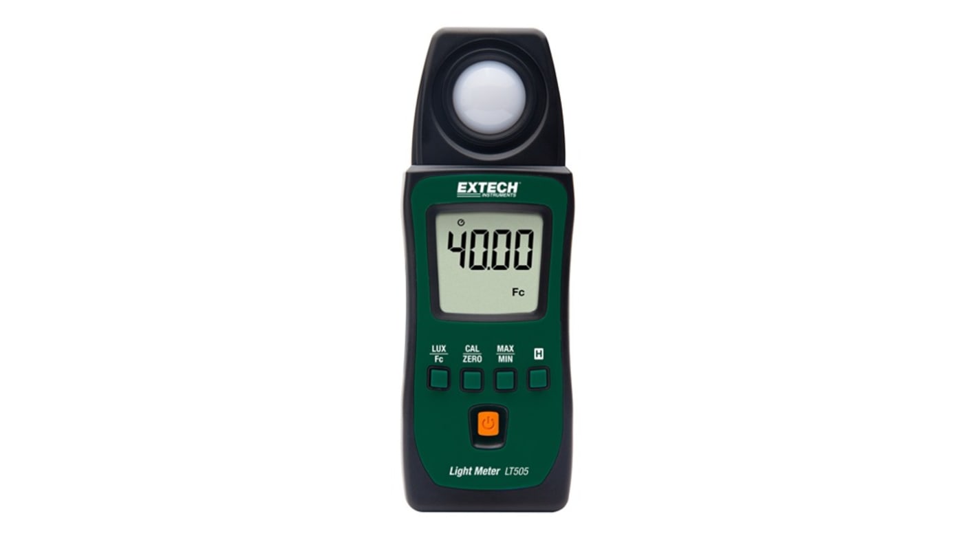 Extech LT505 Light Meter, 999.9lx to 400000lx, ±3 %