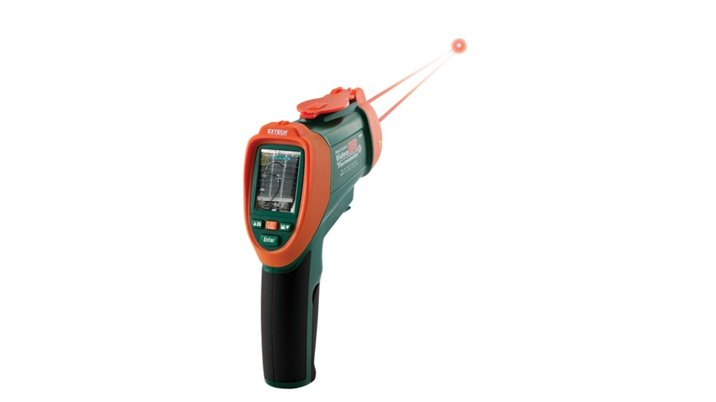 Extech VIR50 Infrared Thermometer, -58°F Min, +3992°F Max, ±1 % Accuracy, °C and °F Measurements