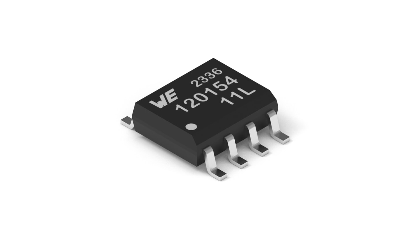 18012015411L Wurth Elektronik, 2-Channel Digital Isolator 150Mbps, 3.75 KV, 8-Pin SOIC-8 NB